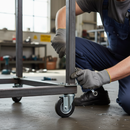 125mm Fixed Plate Castor with Heavy Duty Rubber Tyre for 100Kg Load Capacity