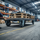 160mm Heavy Duty Fixed Plate Castor with Aluminium Centre