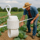 10mm White Polypropylene Rope 3 Strand – 50m Mini Coil | Heavy-Duty