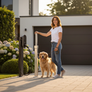 Premium Heavy Duty Retractable Post with Integral Lock, 745mm Height for Flexible Barrier Solutions