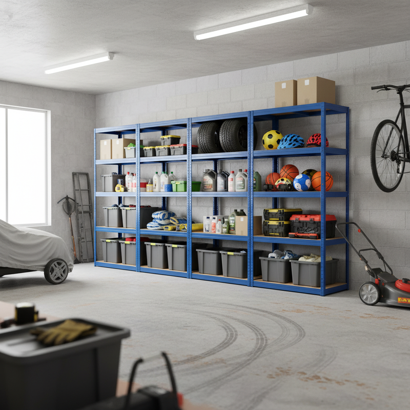 Premium Garage Shelving Units - 2130mm High - Heavy Duty Storage