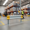 Premium Armco Barrier Kit with Posts, Fixings, and End Caps for 1.6m Protection - High-Quality Professional Grade for Industrial and Commercial App...