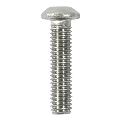 Socket Screws - Button - A2 Stainless Steel - M6 x 12