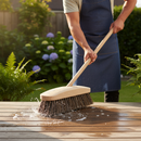 Premium 237mm Deck Scrub Broom with Long Union Fill for Superior Cleaning Performance and Water-Holding Capacity