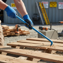 Premium Multi-Purpose Wrecking Bar for Construction and Demolition Use with Nail Pulling Cutouts