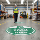 Heavy Duty Safety Floor Sign 430mm - Slip Resistant, Durable, High Visibility for Workplace Safety