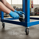 50mm Heavy Duty Swivel Bolt Hole Castor Twin Wheel with M10 Bolt Hole