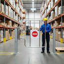 Premium Mechanical Checkout Mounted Closer Gate with Alarm and Lockable Functionality for Retail Environments