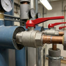 1/2in BSP Lever Ball Valve – Male to Female Brass 25 Bar