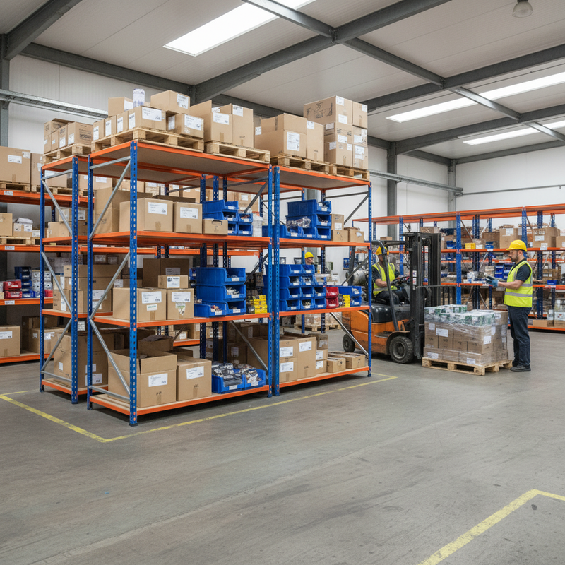 Heavy Duty Industrial Shelving - 3050mm High - 340kg Capacity - Chipboard