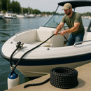 6mm Black Polypropylene 3-Strand Rope – Ultra-Strong, Weatherproof & Versatile (75m) – Best-Selling