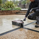 Premium PVC Threshold Drain with Corten Steel Grating and T Connector for Efficient Water Management
