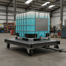 150mm Heavy Duty Swivel Plate Castor Towable with Black Elastic Tyre