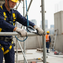 Premium Lightweight Aluminium Scaffold Hook with 60mm Gate Opening and 22kN Breaking Load for Height Safety Applications