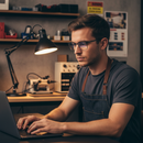 Premium Lightweight ProBlu Glasses with Polycarbonate Lens and Anti-Reflective Coating for Blue Light Protection