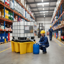 Premium IBC Spill Pallet with Removable Deck for Safe Containment