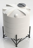 5200L Conical Storage Tank, 15° Drainage Angle, UV Polyethylene (view 2)