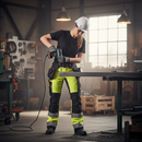 Premium Hi-Vis Trousers with Stretch Panels and Knee Pad Pockets for Industrial Work