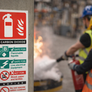 CO2 Extinguisher Identification Signs – Portrait – Safety Signage – Commercial Use