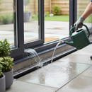 Premium PVC Threshold Drain with Stainless Steel Grating - 1 Metre Length for Efficient Water Management