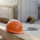 Premium Lightweight Safety Helmet with Mid Peak and Ventilation | Orange