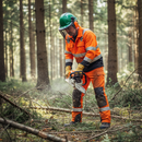 Premium Forestry Mesh Visor with Hinged Fittings for Helmet Compatibility and High Light Transmittance