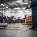 Premium Long Length 20bar Air Hose - Flexible, Kink Resistant, Oil-Mist Resistant Rubber Construction for Compressed Air Supply