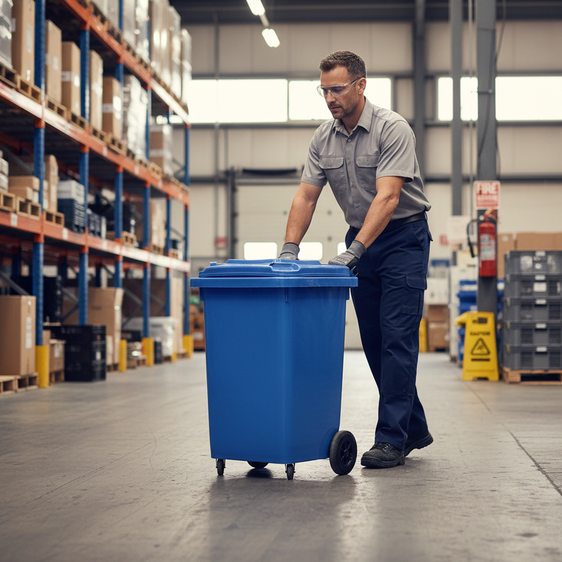 Heavy Duty Wheeled Waste Bin - Mobile Waste Management Solution