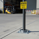 Premium Heavy Duty Base Plates for 114mm Sign Posts - Stable Installation Platform with Concrete Support