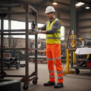 High-Performance Hi-Vis Orange Combat Trousers for Active Roles