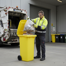 Heavy Duty Empty Wheelie Bin for Waste Management and Recycling