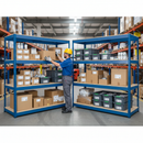 Premium Heavy Duty Industrial Shelving - 1677mm High - 400kg Capacity - Chipboard
