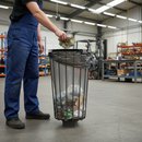 Premium Lightweight Anti-Terrorism Litter Bin 100L with Steel Construction and Modern Design for Urban Environments