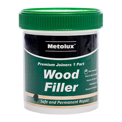 Metolux 1 Part Wood Filler - White - 250ml