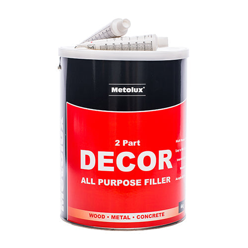 Metolux 2 Part Decor All Purpose Filler - Light Grey - 6kg