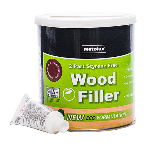 Metolux 2 Part Styrene Free  Wood Filler - White - 770ml
