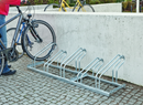 Premium Heavy Duty Single Direction Bike Rack with Modular Design for Multiple Bikes - Galvanised Steel Construction