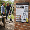 Ladder Inspection Poster – 420mm x 594mm – Synthetic Paper – Indoor/Outdoor Use
