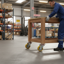 125mm Heavy Duty Swivel Plate Castor with Polyurethane Wheels