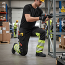 Premium Hi-Vis Trousers with Stretch Panels and Holster Pockets for Enhanced Mobility and Comfort
