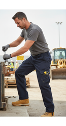 Premium Poly Cotton Combat Trousers with Adjustable Clips and Multiple Pockets for Enhanced Utility