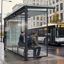 Premium Side Wind Protectors for Bus Shelters - 2mm Galvanised Steel for Enhanced Protection Against Wind and Rain