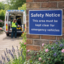 Safety Notice Sign – 600mm x 450mm – Rigid Plastic – Indoor/Outdoor