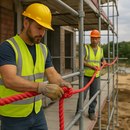 12mm Red Polypropylene Rope 3 Strand - 75m Coil