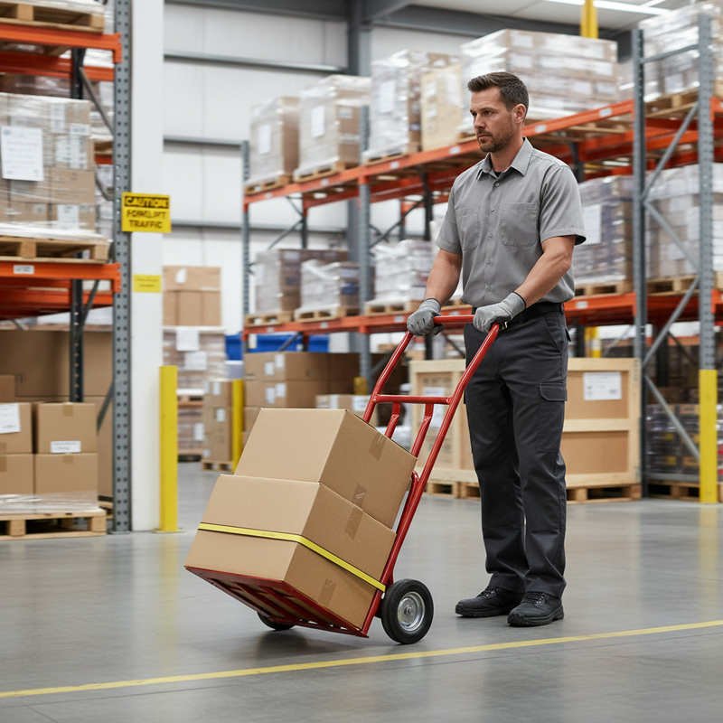 Heavy Duty Folding Toe Sack Truck - 90kg Load Capacity