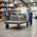 160mm Heavy Duty Fixed Plate Castor with Load Capacity 400Kg