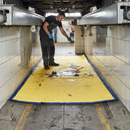 Premium Eco-Friendly Absorbent Mat for Maintenance and Inspection Pits 135cm x 400cm