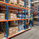 Additional Premium Melamine Shelf - Blue & Orange - Heavy Duty Shelving