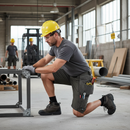 Premium Ultimate Stretch Work Shorts with Cordura Holster Pockets, Lightweight and Durable Design
