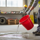 Premium 12L Plastic Hygiene Bucket for Food and Cleaning Applications - Durable and Heat-Resistant